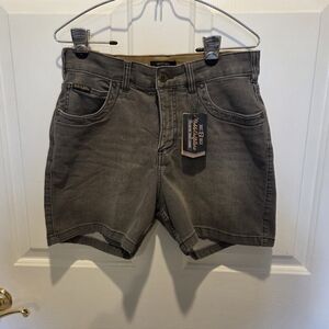 Women's Noble Outfittets Tug-free 5" Grey Stone Wash Denim Short